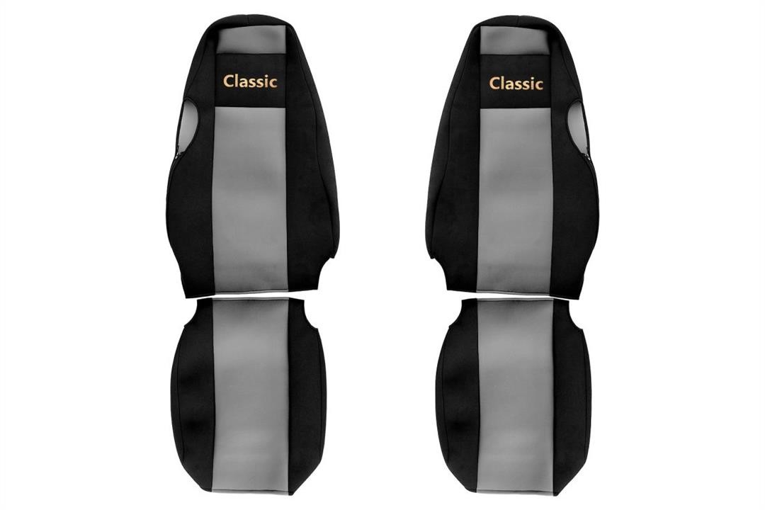 F-Core PS14 GRAY Seat covers Scania 4 Series, velour PS14GRAY