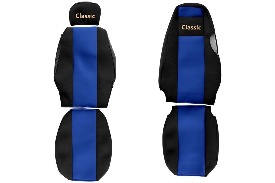 F-Core PS15 BLUE Seat covers Scania 4 Series, velour PS15BLUE