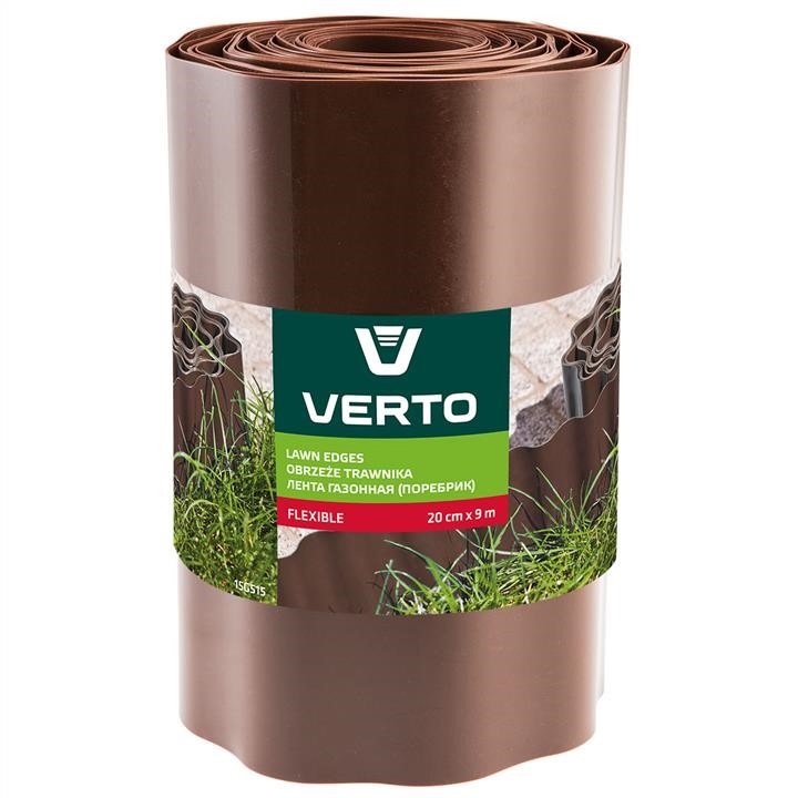 15G515 Verto Lawn edge fence 20 cm x 9 m, brown
