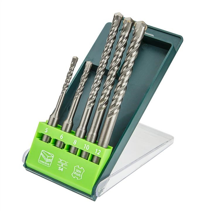 60H685 Verto SDS Plus masonry drill set 5 pcs. - 5, 6 x 110 mm + 8, 10, 12 x 160 mm