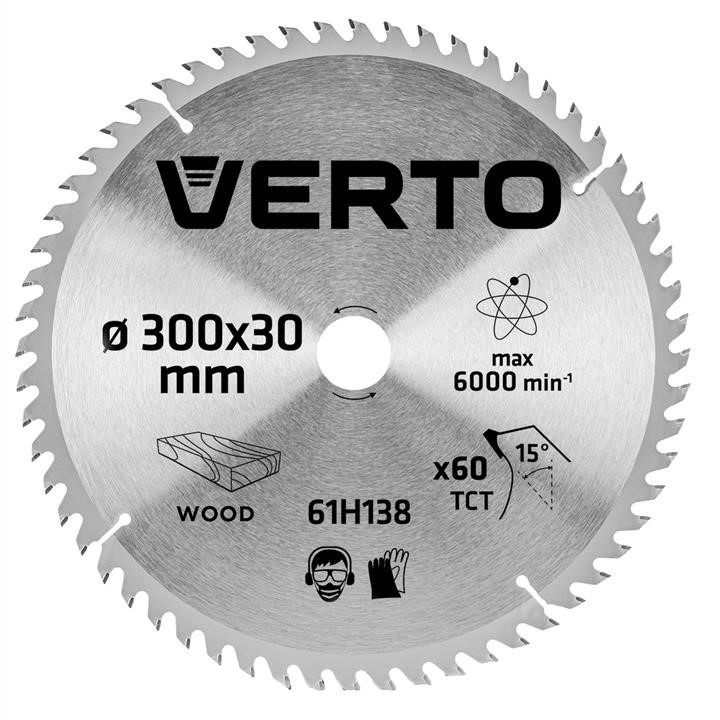 61H138 Verto Circular saw blades with HM tips 300x30mm, 60 teeth