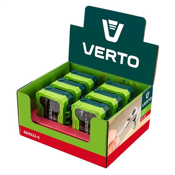 Verto 66H622-6 Set of bits with a ratchet 32pcs 66H6226