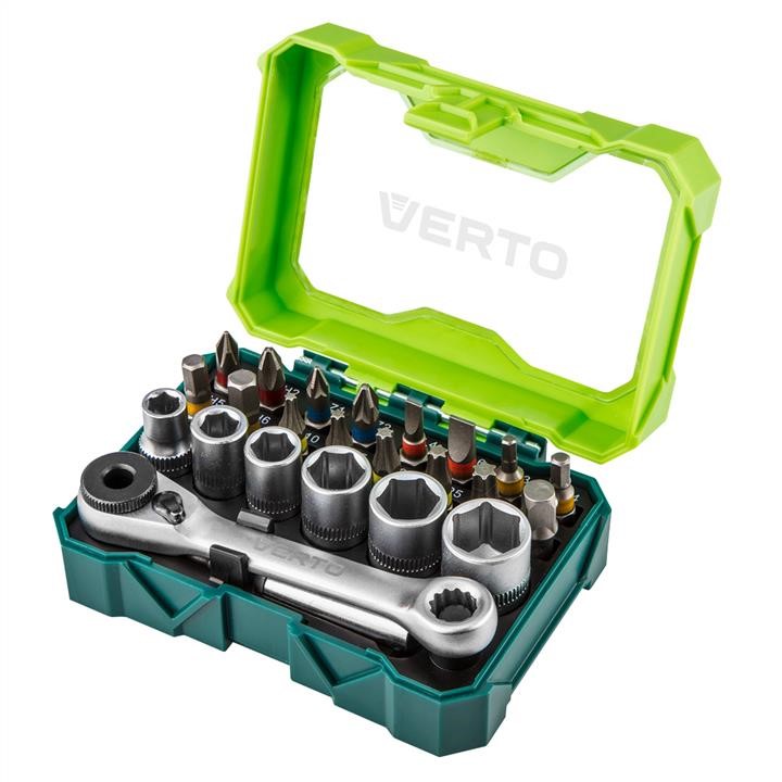 Verto 66H624 Set of bits and socket heads VERTO 30 pcs 66H624