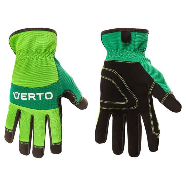 Verto 97H122 Work gloves, leatherette, 10" 97H122
