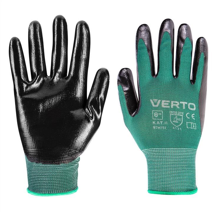 Verto 97H151 Garden gloves, nitrile coated, size 8" 97H151
