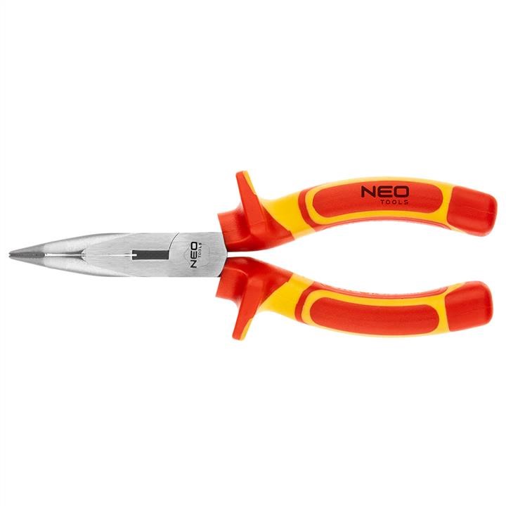 Neo Tools 01-228 Bent nose plier VDE 180mm (7"), crv, polished 01228