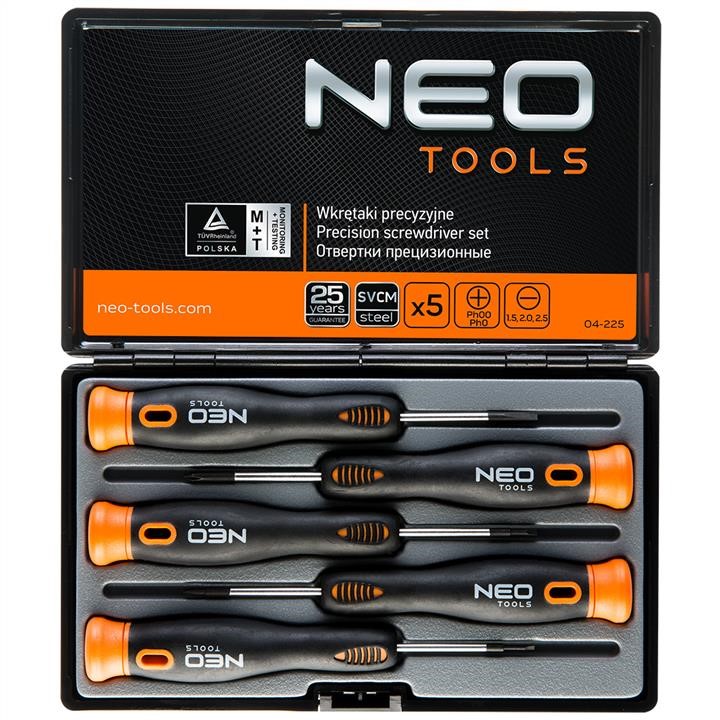 Neo Tools 04-225 Precision screwdriver set 04225