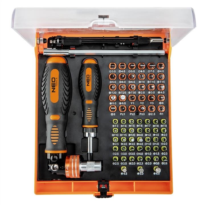 06115 Neo Tools Screwdriver with replaceable nozzles