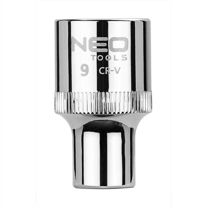 08009 Neo Tools Socket 1/2", 9mm, 6 points, Neo, Superlock