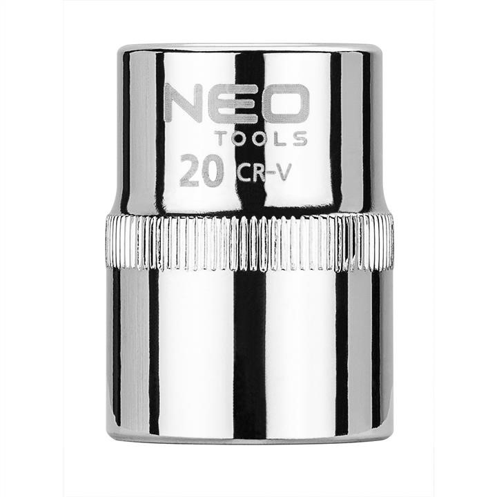 08020 Neo Tools Socket 6 points 1/2", 20 mm, Superlock