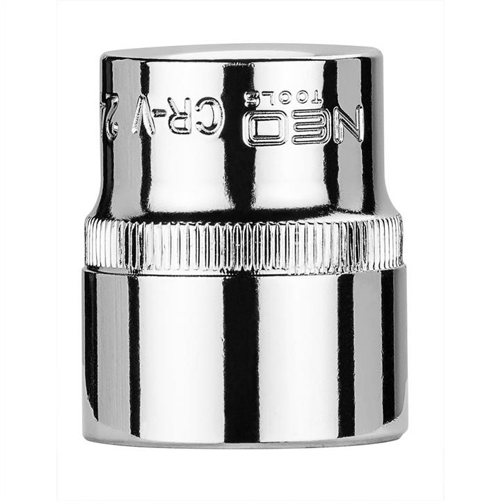 08024 Neo Tools Socket 1/2", 24mm, 6 points, Neo, Superlock