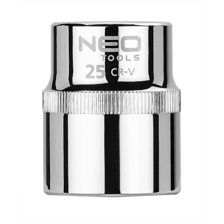 08025 Neo Tools Socket 6 points 1/2", 25 mm, Superlock