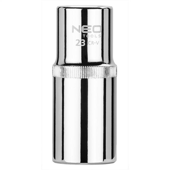 08058 Neo Tools Deep socket 6 points, 1/2", 23 mm, Superlock