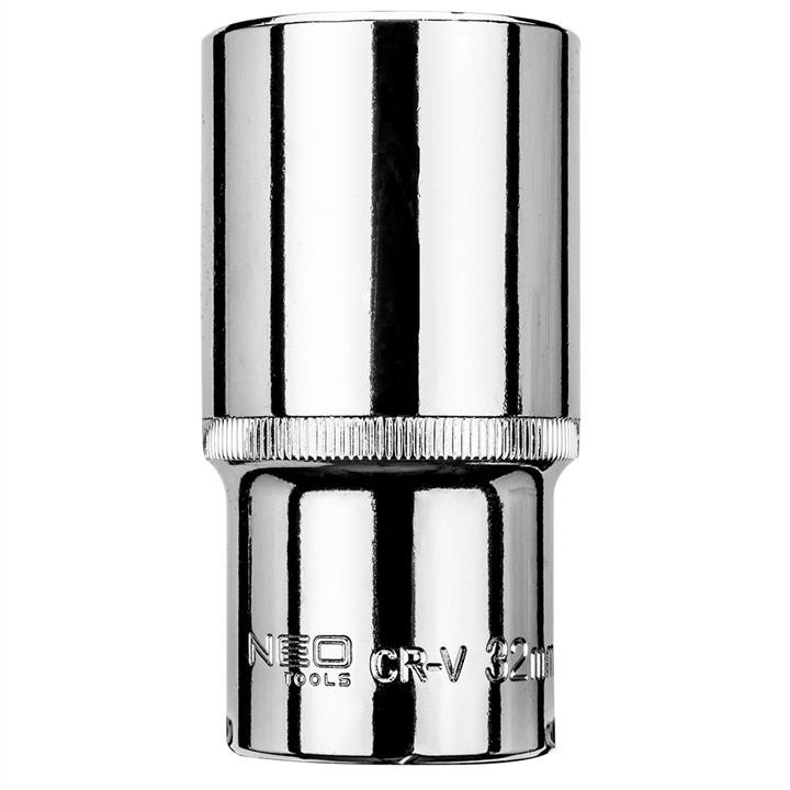 08482 Neo Tools Long hexagonal socket 1/2", 32 mm