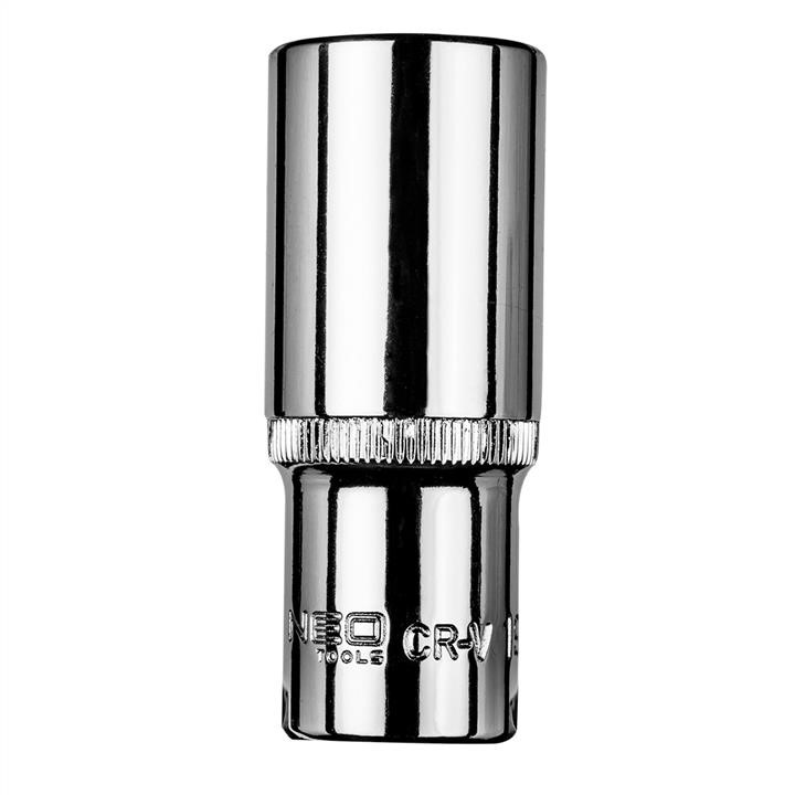 08194 Neo Tools Long hexagonal socket 3/8", 19 mm
