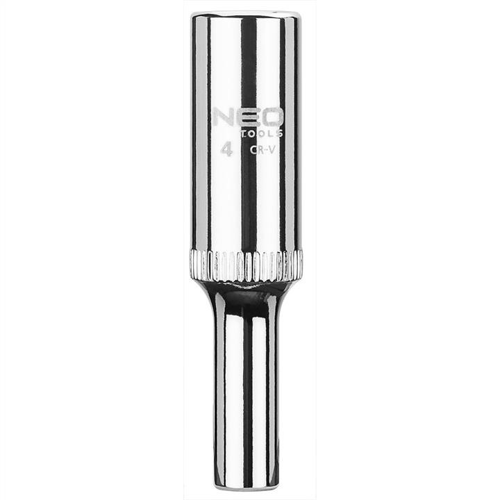 08235 Neo Tools Deep socket 1/4", 4 mm, superlock