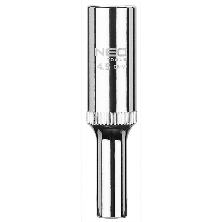 08236 Neo Tools Deep socket 1/4", 4,5 mm, superlock