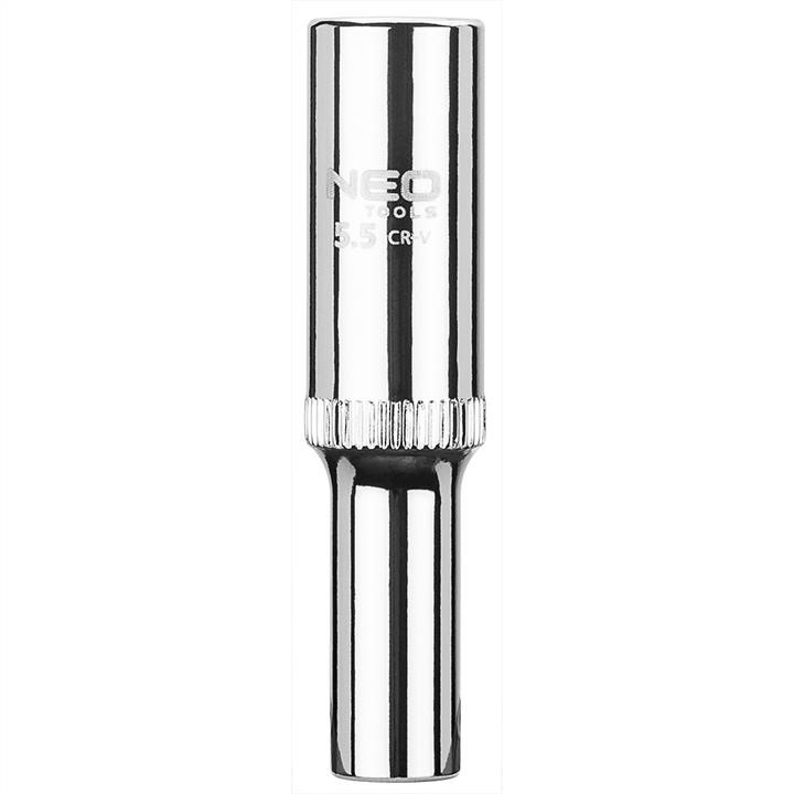 08238 Neo Tools Deep socket 1/4", 5,5 mm, superlock