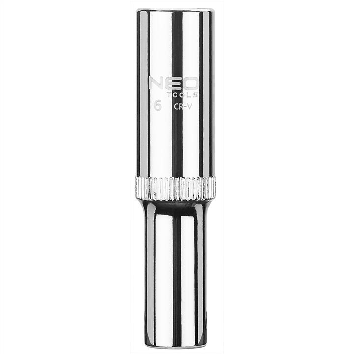 08239 Neo Tools Deep socket 1/4", 6 mm, superlock