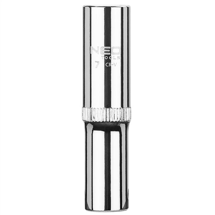 08240 Neo Tools Deep socket 1/4", 7 mm, superlock