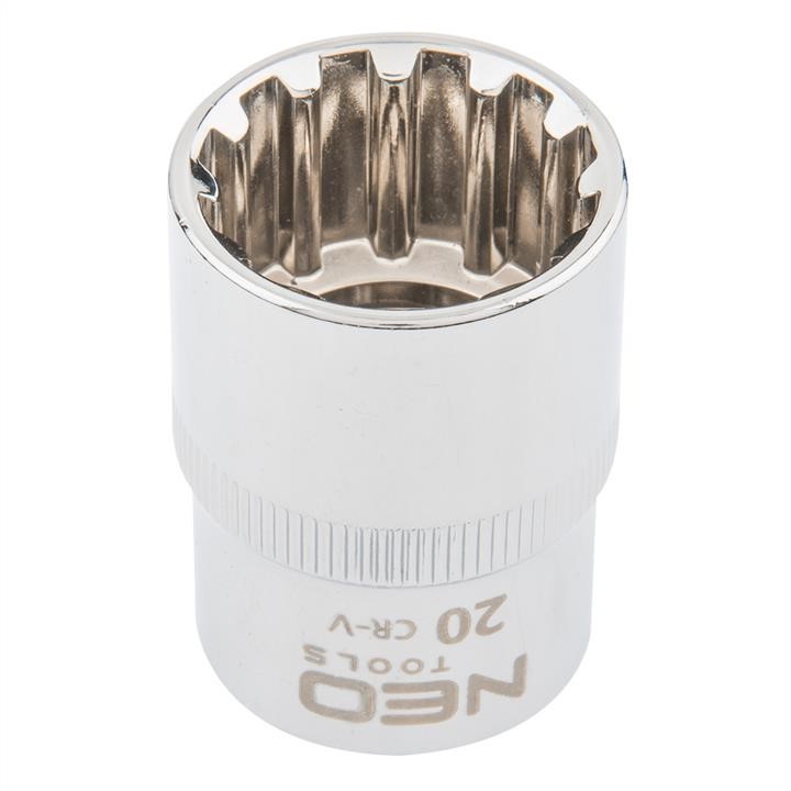 08592 Neo Tools Spline socket 1/2", 20mm, Neo