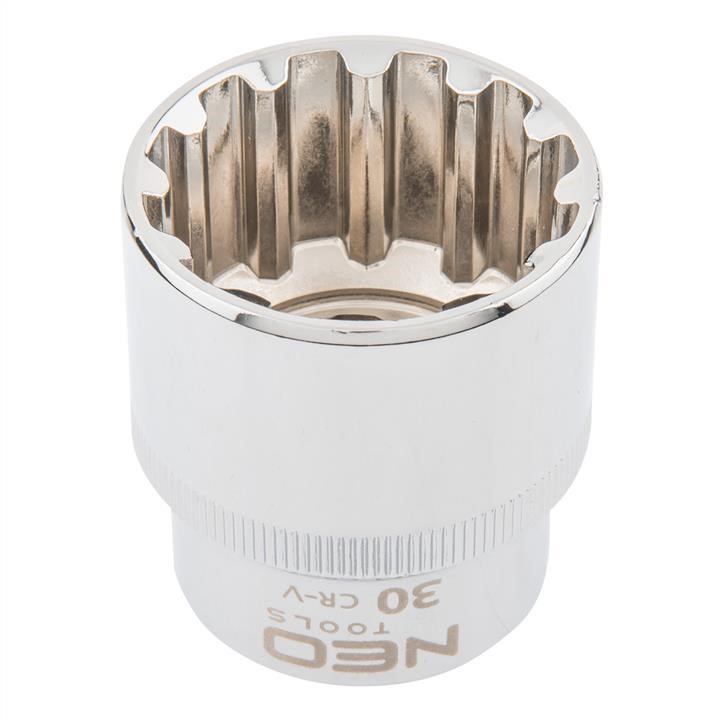 08598 Neo Tools Spline socket 1/2 inch 30 mm