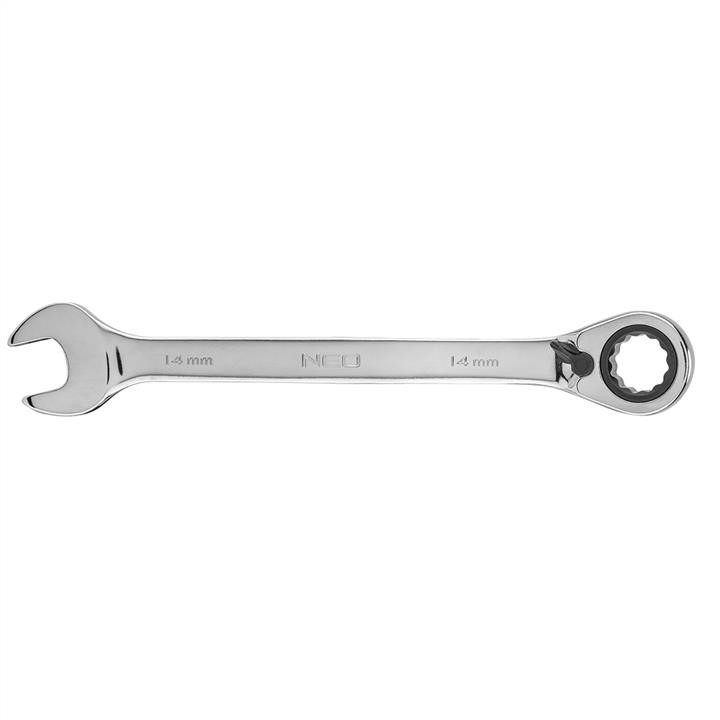 09326 Neo Tools Combination spanner with ratchet 14 mm
