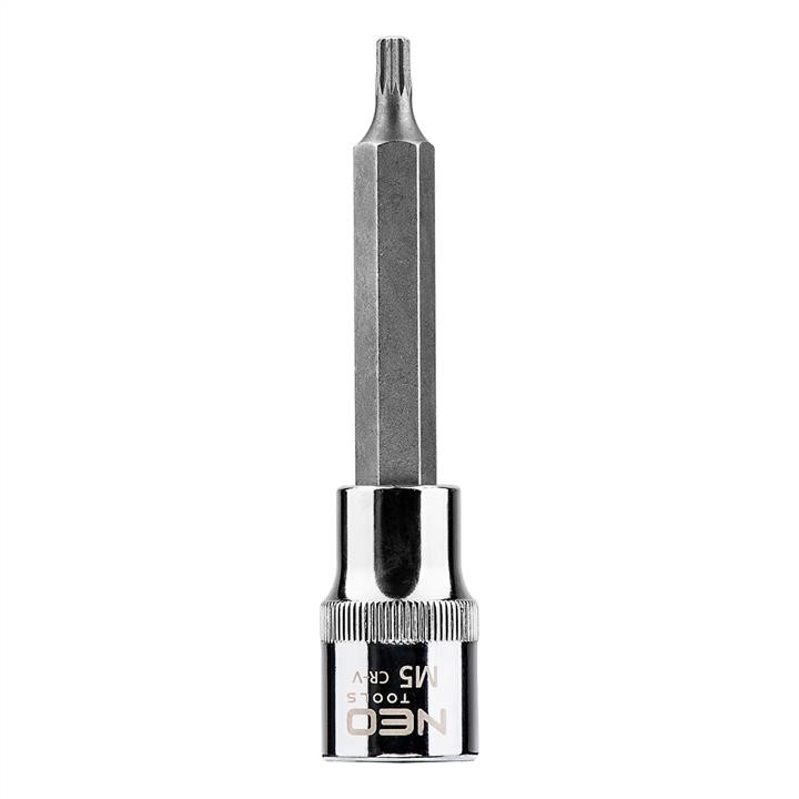 08740 Neo Tools Spline bit on socket 1/2", M5 x 100 mm