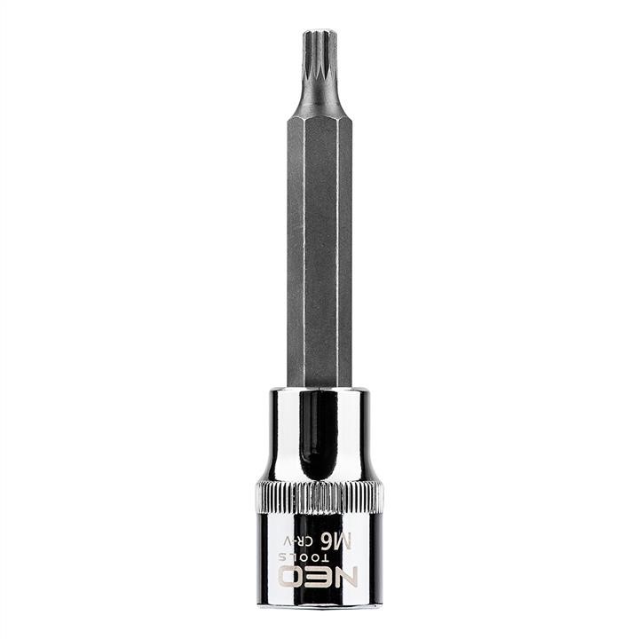 08741 Neo Tools Spline bit on socket 1/2", M6 x 100 mm