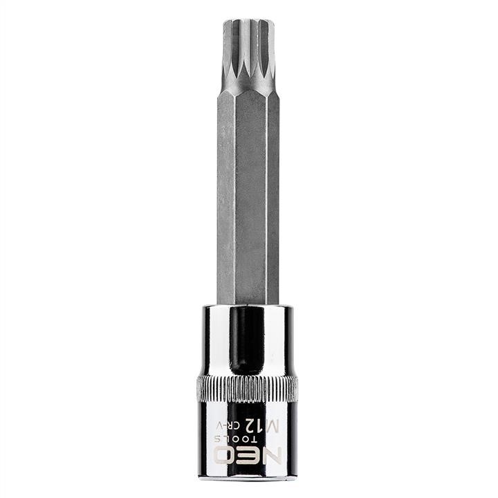 08744 Neo Tools Spline bit on socket 1/2", M12 x 100 mm
