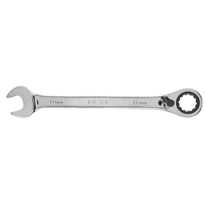 Neo Tools 09-329 Combination spanner with ratchet 17 mm 09329