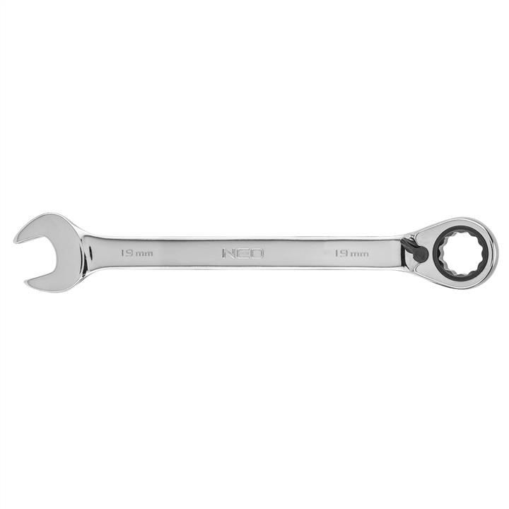 09331 Neo Tools Combination spanner with ratchet 19 mm