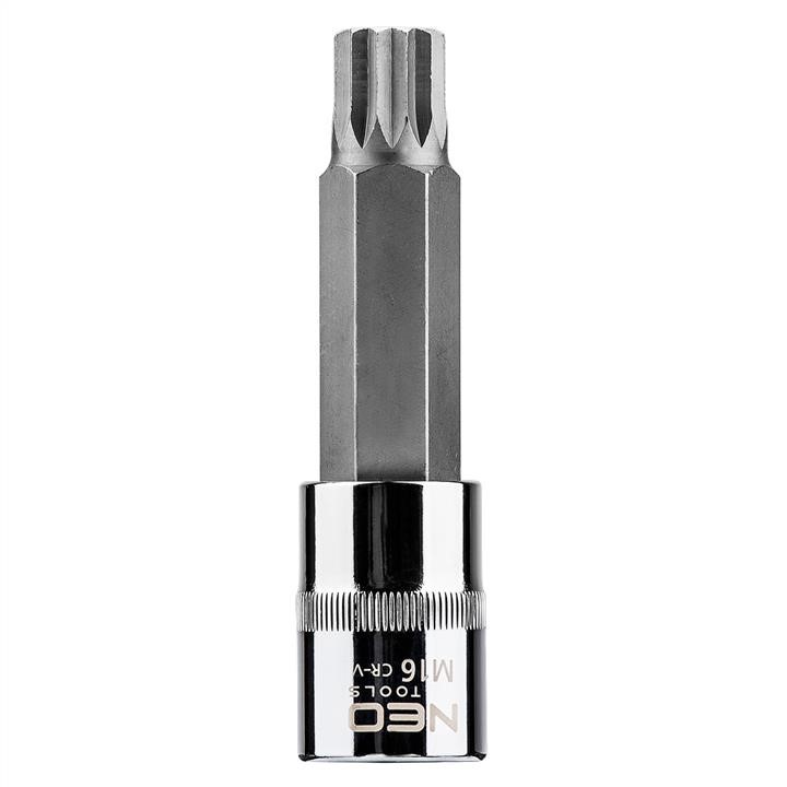 08746 Neo Tools Spline bit on socket 1/2", M16 x 100 mm