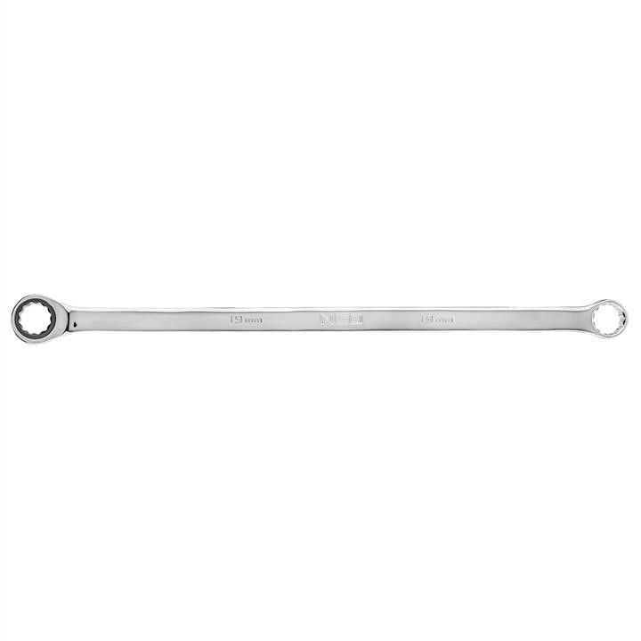 Neo Tools 09-367 Double ring wrench, with ratchet, long, 19 mm 09367