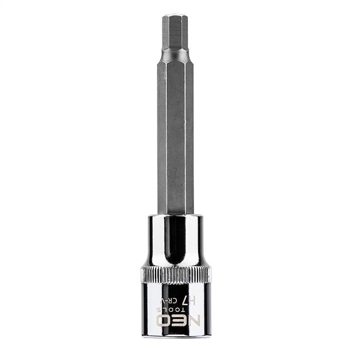 08782 Neo Tools Socket bit hex 1/2'' H7, 100mm