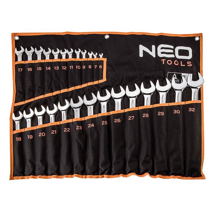 Neo Tools 09-035 26pcs non slip spline combination wrench set 6-32mm 09035