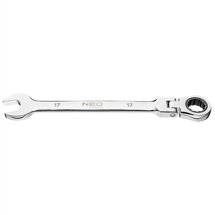 09059 Neo Tools Combination flexible gear wrench 72 teeth 17mm