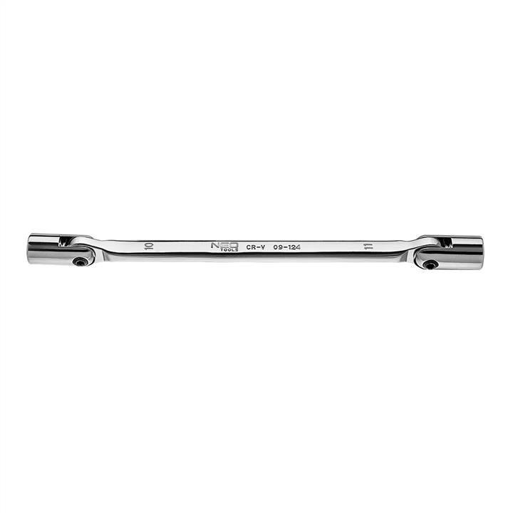 Neo Tools 09-124 Double flexible socket wrench 10x11mm, Neo 09124