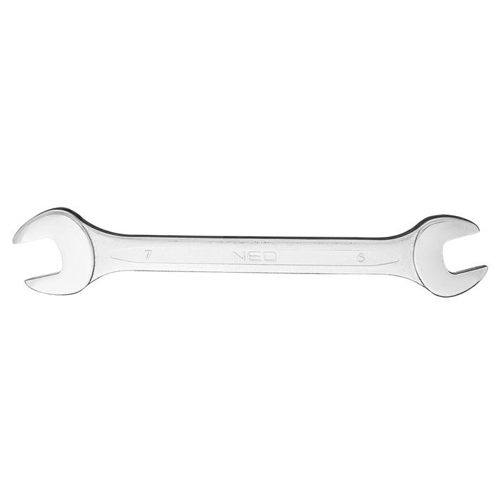 Neo Tools 09-806 Double open wrench 6x7mm, CrV, DIN3110 09806