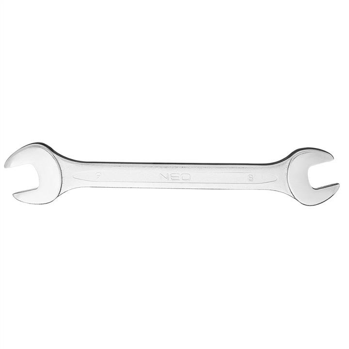 Neo Tools 09-808 Double open wrench 8x9mm, CrV, DIN3110 09808