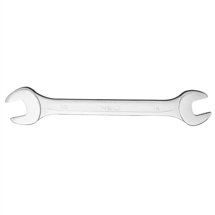 Neo Tools 09-814 Double open wrench 14x15mm, CrV, DIN3110 09814