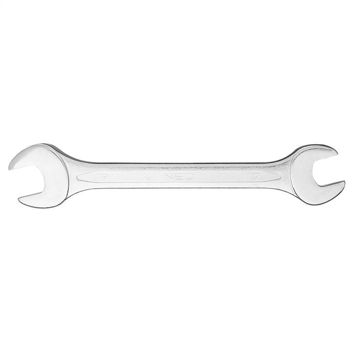 09817 Neo Tools Double open wrench 17x19mm, CrV, DIN3110