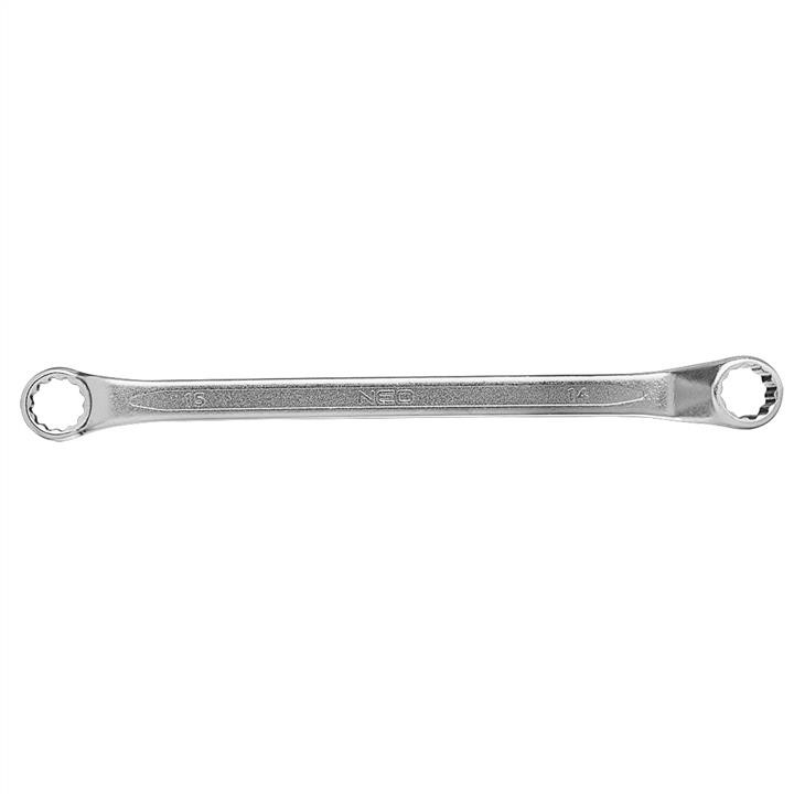 Neo Tools 09-914 Offset ring spanner 14x15mm CrV, DIN 838 09914