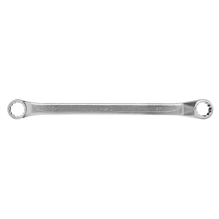 Neo Tools 09-916 Offset ring spanner 16x17mm CrV, DIN 838 09916
