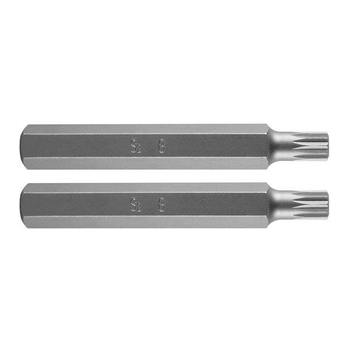 10906 Neo Tools Spline bit M8 x 75 mm, S2 x 2 pcs.