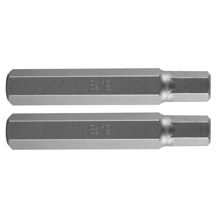 10988 Neo Tools HEX bit 12 x 75 mm, S2 x 2 pcs.