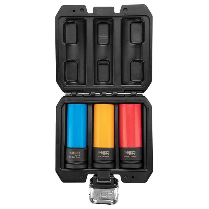 12350 Neo Tools Impact socket set, 1/2"