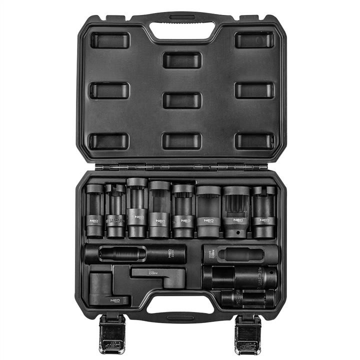 11880 Neo Tools Injector / oxygen sensor socket, 14 pcs set
