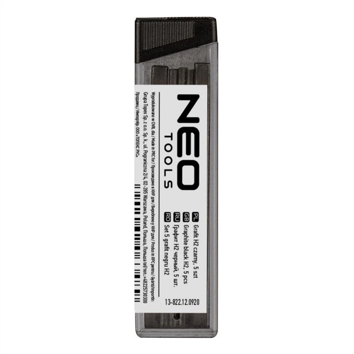 Neo Tools 13-822 Graphite black H2 (up to 13-810,13-815), 5 pcs 13822