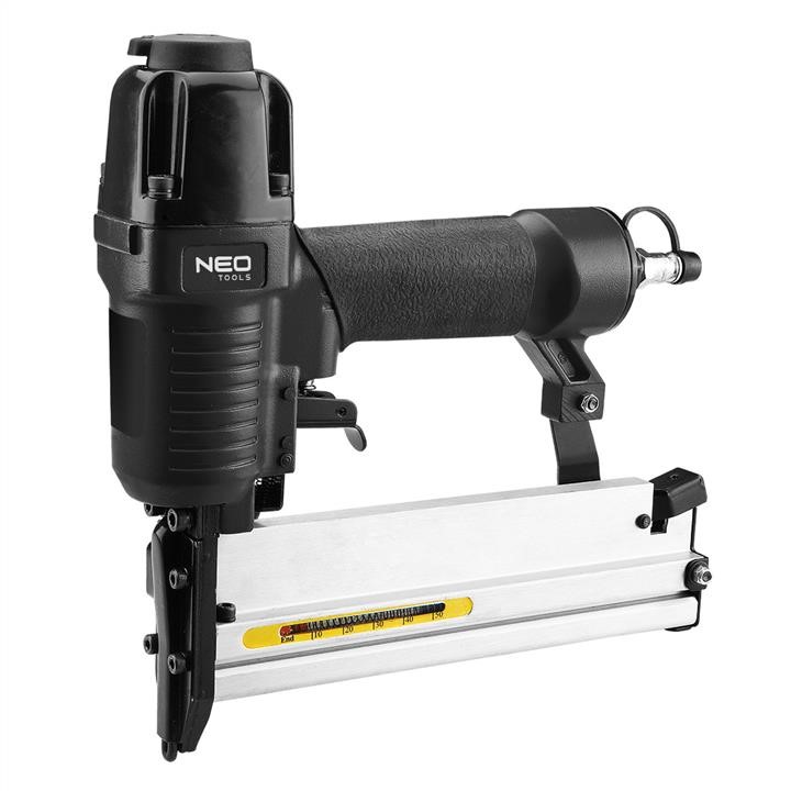 Neo Tools 14-570 Pneumatic stapler for staples type 90: 10-40 and nails 10-50mm, spare parts included (1pc Driver Blade & 1pc Bumper), heavy duty 14570